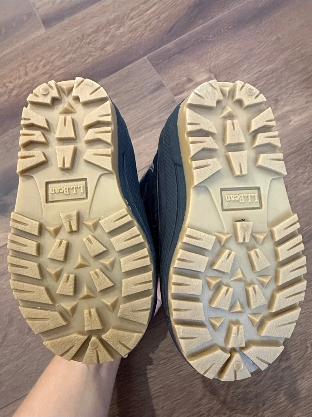 L.L. Bean Navy and Black Kids' Insulated Snow Boots